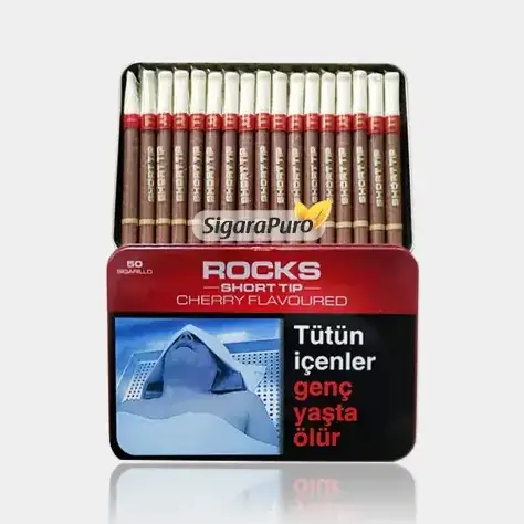Rocks Short Tip Cherry sigarillo – 50’s Kiraz Aromalı