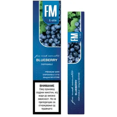 FM E-Stix Blueberry 800 çekim – Orman meyve aromalı
