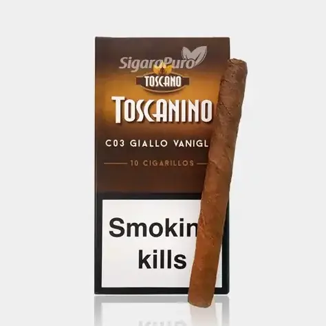 Toscanino Giallo Vaniglia puro – 10’s Vanilya aromalı