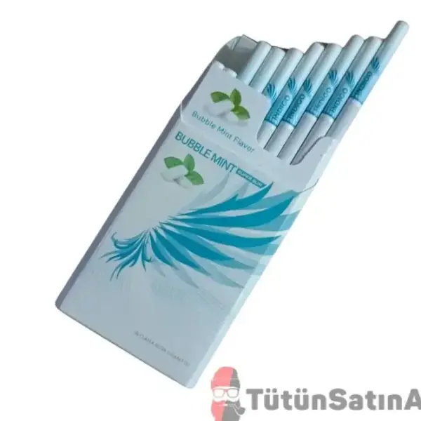 İndigo Bubble Mint Super Slim (Sakız Nane) İthal Sigara 2