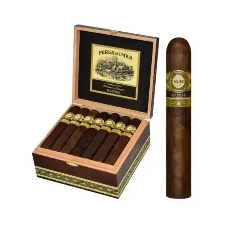 Perla Del Mar Maduro Double Toro 25’s – Maduro