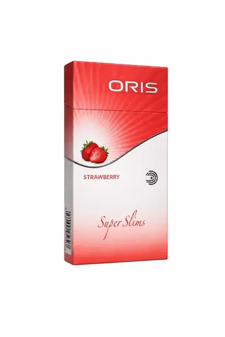 Oris Strawberry Superslims Çilek Aromalı Karton (10 paket)