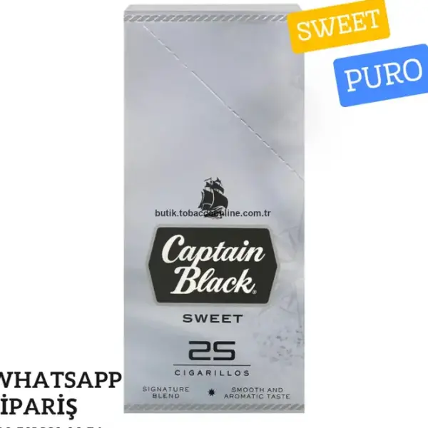Captain Black Sweet (Aromatic) – 25'li Puro Paket