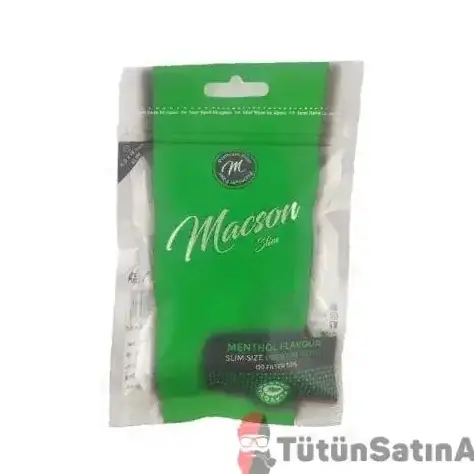 Macson Mentol Slim 6mm Tütün Sarma Filtresi