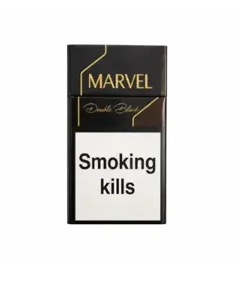 Marvel Double Black Çikolata Aromalı Sigara Karton (10 Paket)